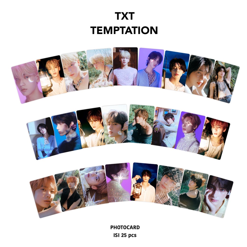 [1 SISI] Photocard TXT Temptation Isi 25 pcs Unofficial