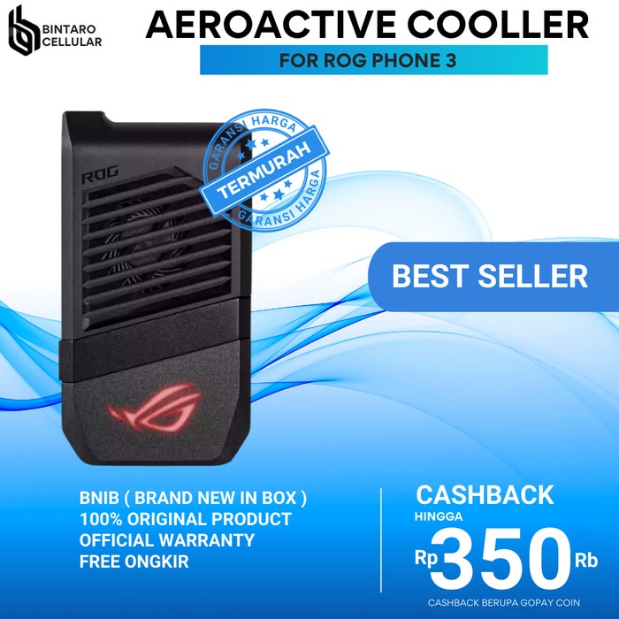 Terlaris Aeroactive Cooler 3 For Asus Rog Phone 3 2 Cooling Aero Active Rog Iii - Second Fullset