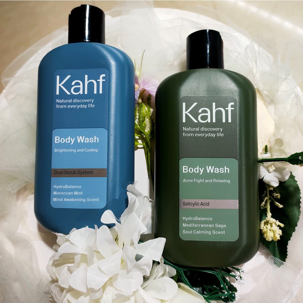 KAHF BODY WASH/Body Wash Brightening and Cooling/Body Wash Acne Fight and Relaxing