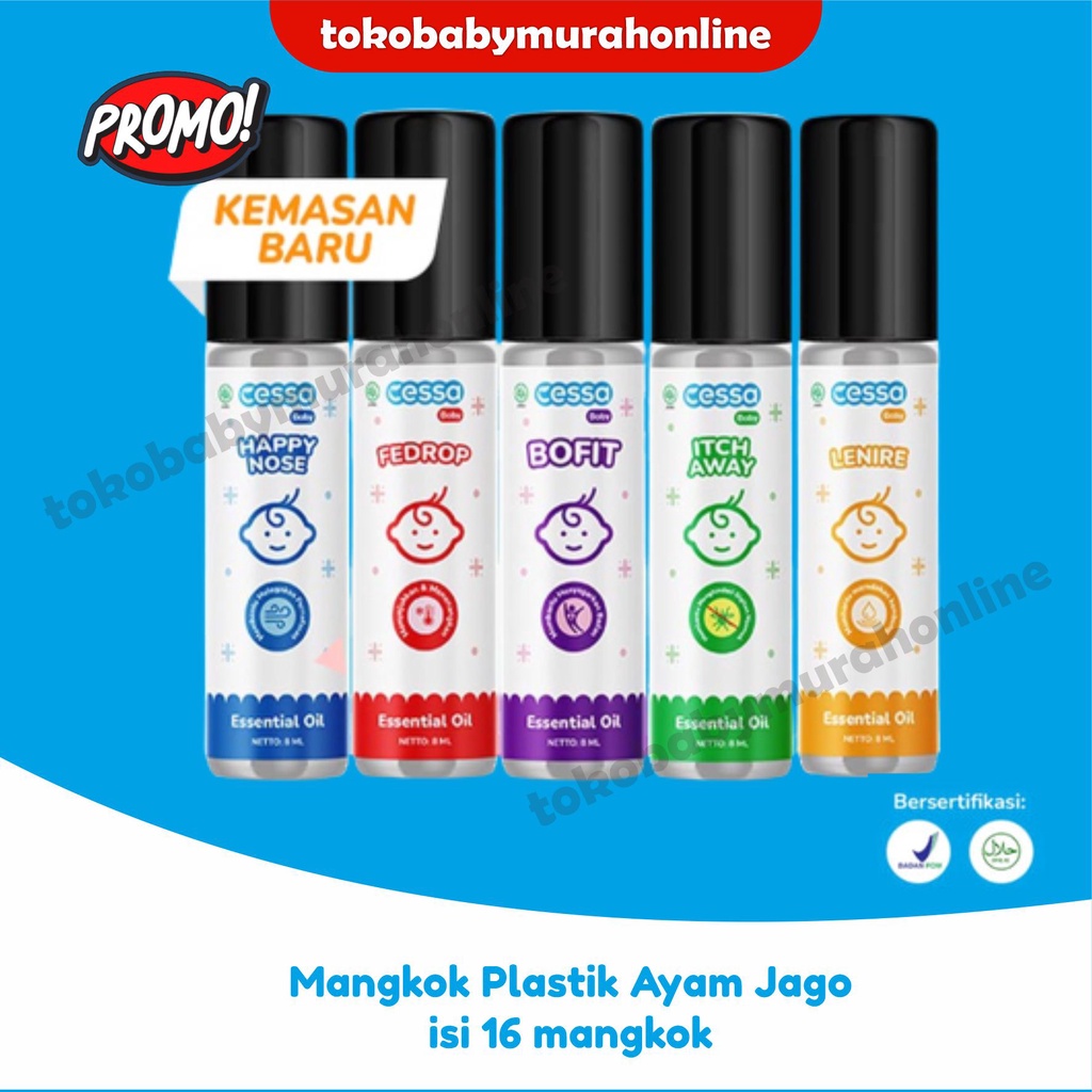 CESSA BABY ESSENTIAL OIL (0-3 TAHUN) 8ML / PEREDA BATUK &amp; PILEK BAYI