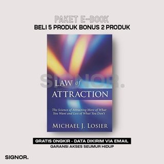 [E-BOOK] LAW OF ATTRACTION - MICHAEL J LOSIER BAHASA INDONESIA & INGGRIS