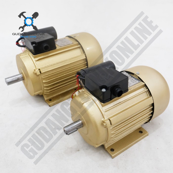 Dinamo Motor Penggerak 1.5Hp 1Ph 2P 2850Rpm 4P 1450Rpm WIPRO / Dinamo Elektro Motor 1.5 Hp 1 Phase 2 Pole 2850 Rpm 4 Pole 1450 Rpm WIPRO