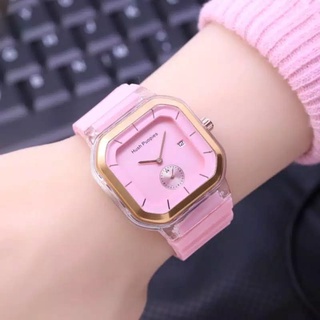 C ( C0008 ) JAM TANGAN WANITA KOREA ANALOG RUBBER DETIK BAWAH