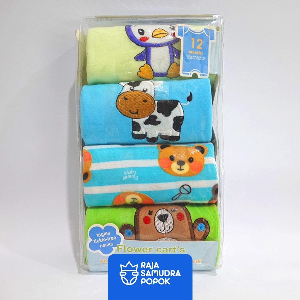Romper Bayi 1 Pack isi 4 pcs