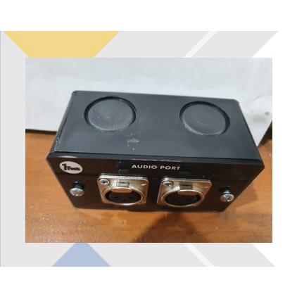 Converter Panel Box Mic Konektor TOA KREZT Tanam Tempel Tembok - New Produk