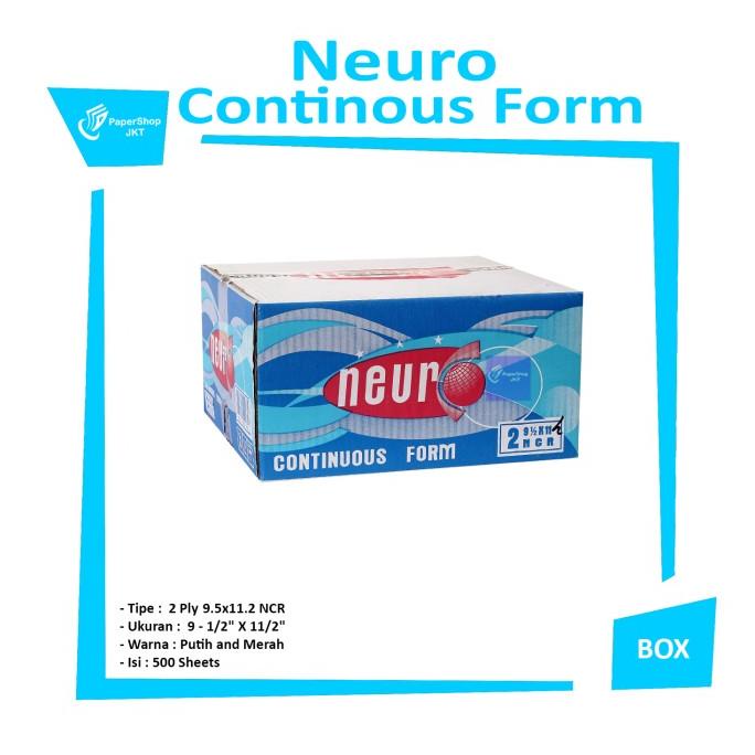 

Continous Form 91/2 X 11 2 Ply/2 ( K2/2 Neuro ) Ncr / Kertas Komputer