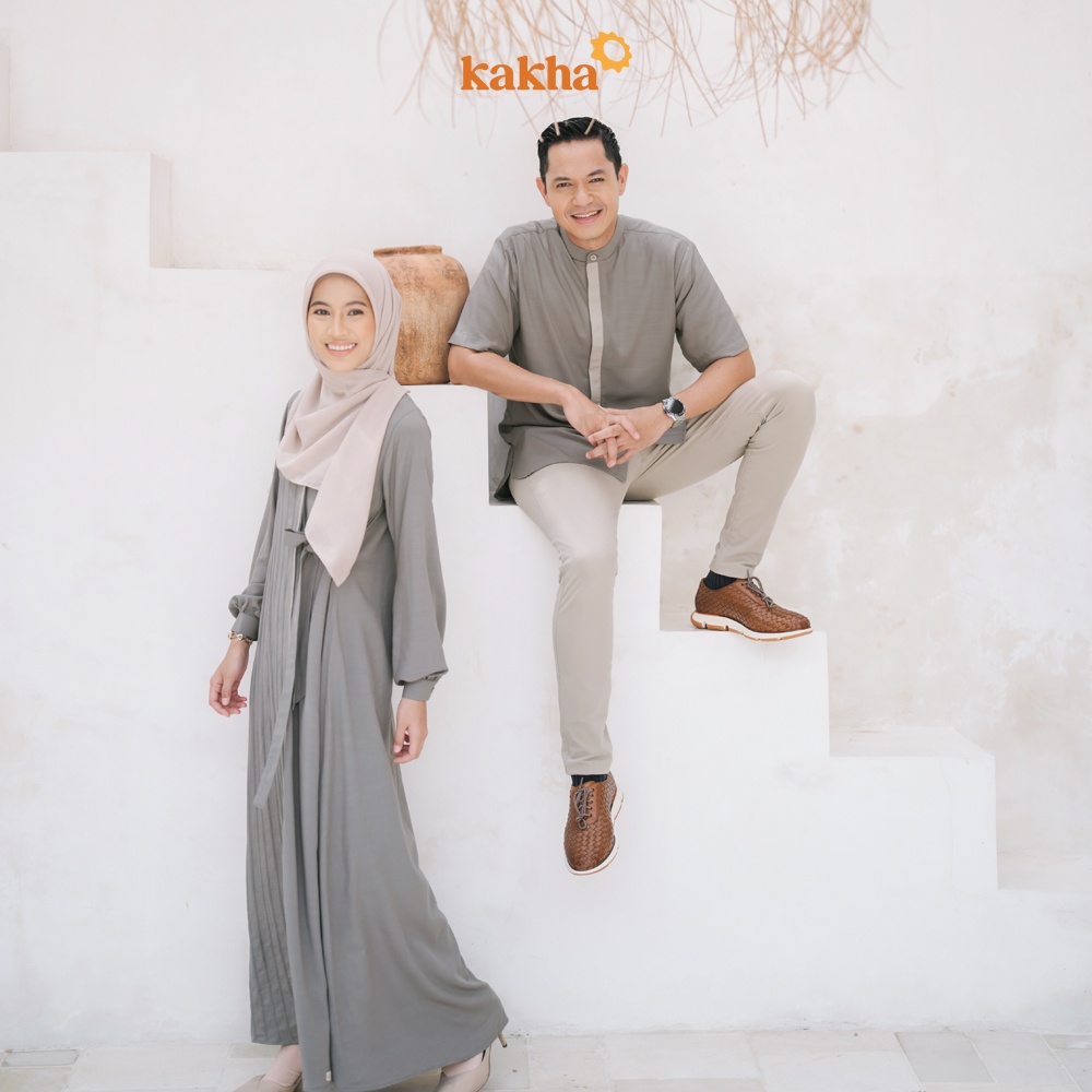 Kakha - Sarimbit Keluarga mandalika (A) / Baju couple keluarga / Sarimbit Keluarga / Baju muslim couple-1
