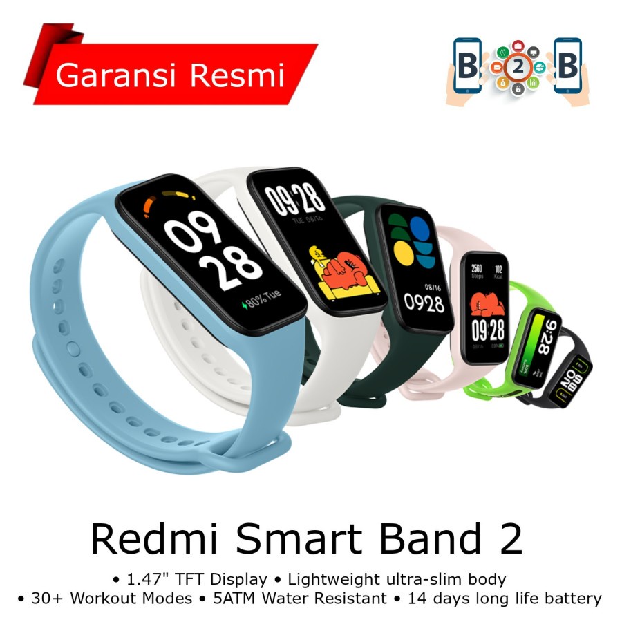 Redmi Smart Band 2 - 1.47 TFT Display SpO2 Sport Smartwatch