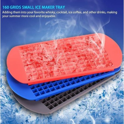 Silicone Cetakan Es Batu 160 Ice Cube Kecil