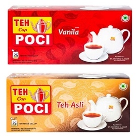 

teh celup poci teh asli kemasan 25 sachet dan teh vanilla kemasan 25 sachet