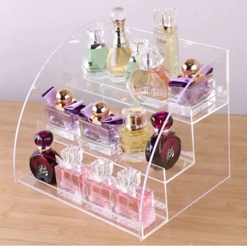 akrilik display parfum 3tingkat