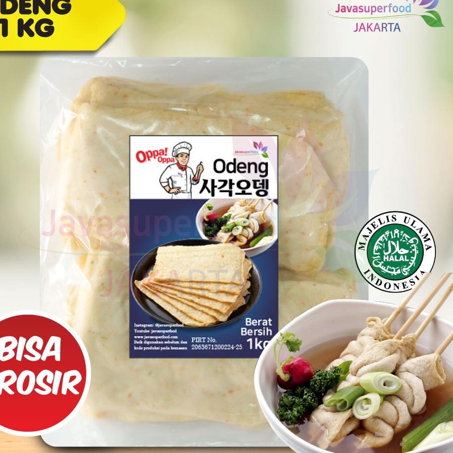 

❇ Oppa Odeng Eomuk Korea Fish Cake 1kg Halal ☏
