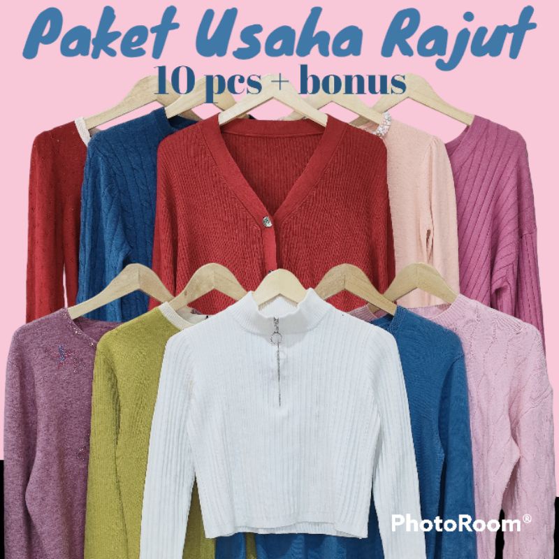 PAKET USAHA BAJU 10 PCS + BONUS
