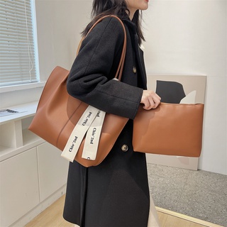 [Shoes&amp;Bag] Minimalist Shoulder Tote Bag  With Inner Pouch 10066