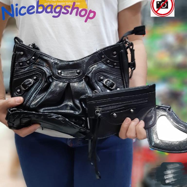 BOOMING 0Balen*ciaga Le Cagole ha moon hobo tas balenc*aga import