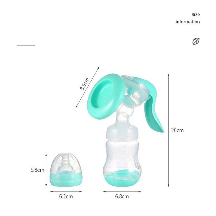 BARU LIN109 Pompa Asi Silikon Portable Manual Breast Pump 180ml-Your Affordable Quality!