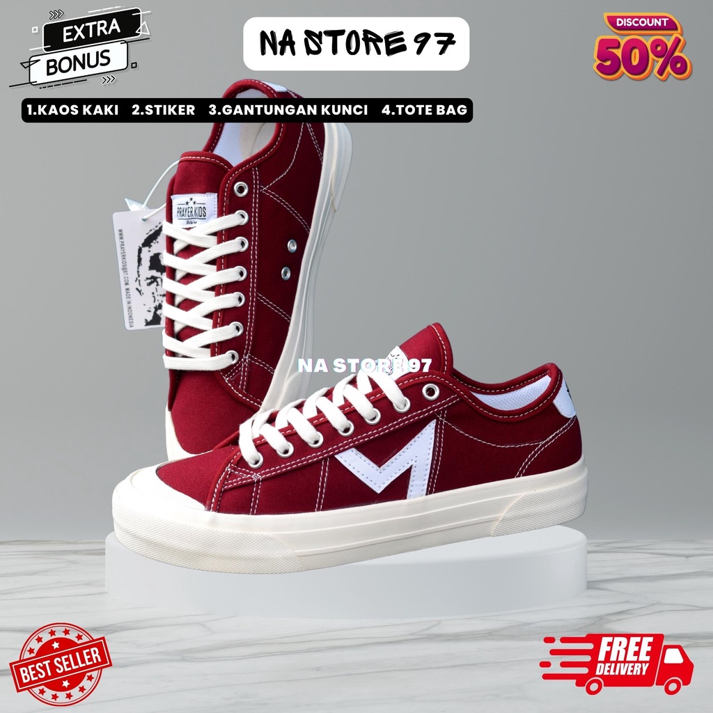 SEPATU PRAYERKIDS KECOT 2 MAROON
