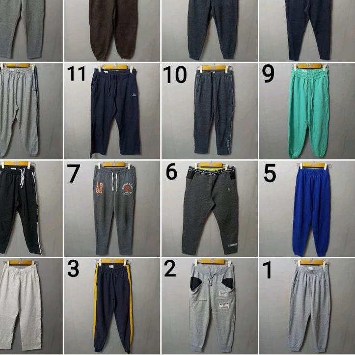 Lariz manisd2D7p thrift JPB1 l jogger pants l unisex l sweat pants l track pants l preloved l second