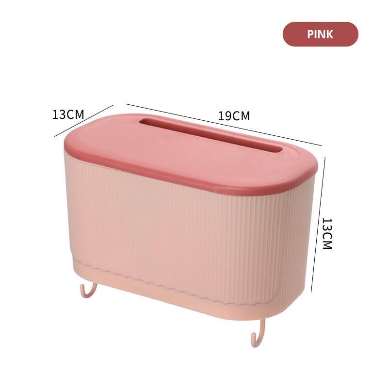 FYGALERY HL0301 Kotak Tisu Toilet Waterproof Tempat Tissu Tempel Dinding Kamar Mandi Ruang Tamu Tempat Penyimpanan Tissue Box Organizer Handphone Holder Multifungsi