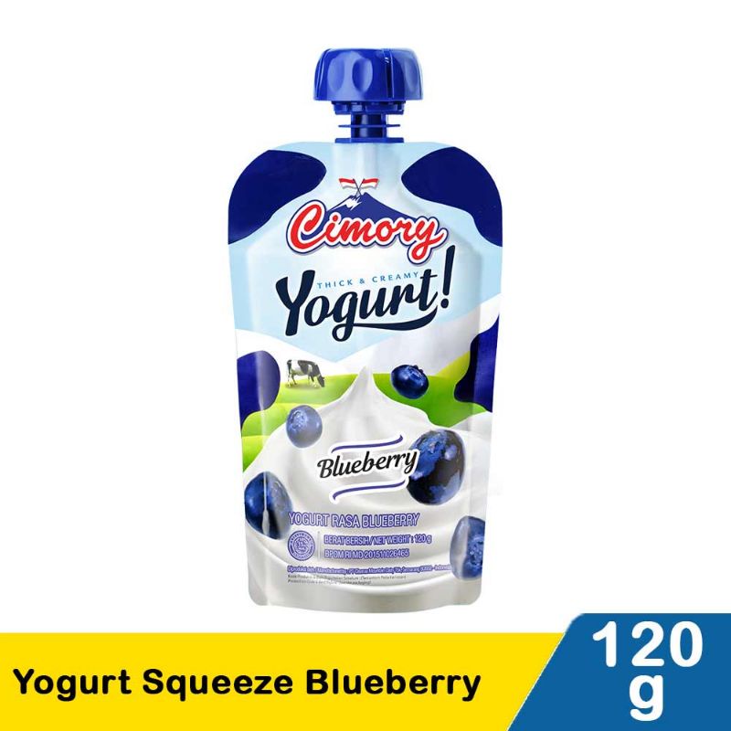 

Cimory Yoghurt Squeeze Blueberry 120G