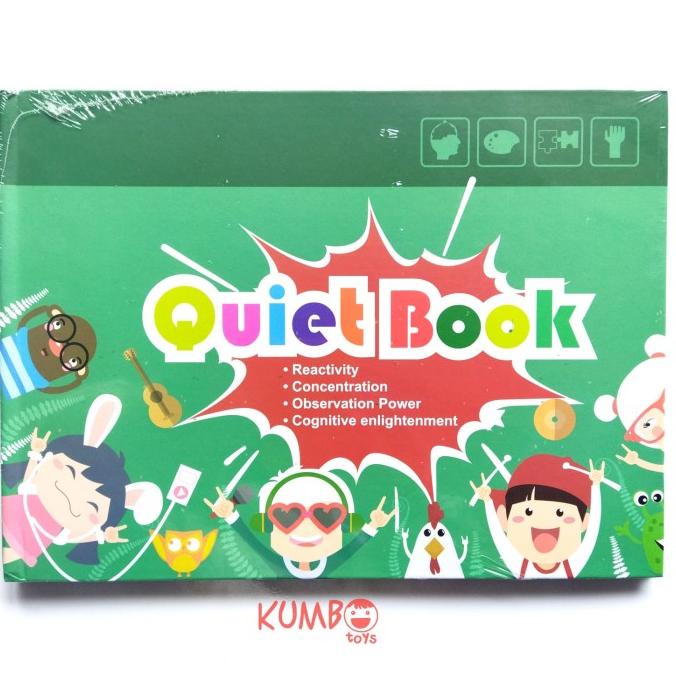 

Quiet Book Reused Buku Edukasi Anak Busy Book Pengetahuan Anak