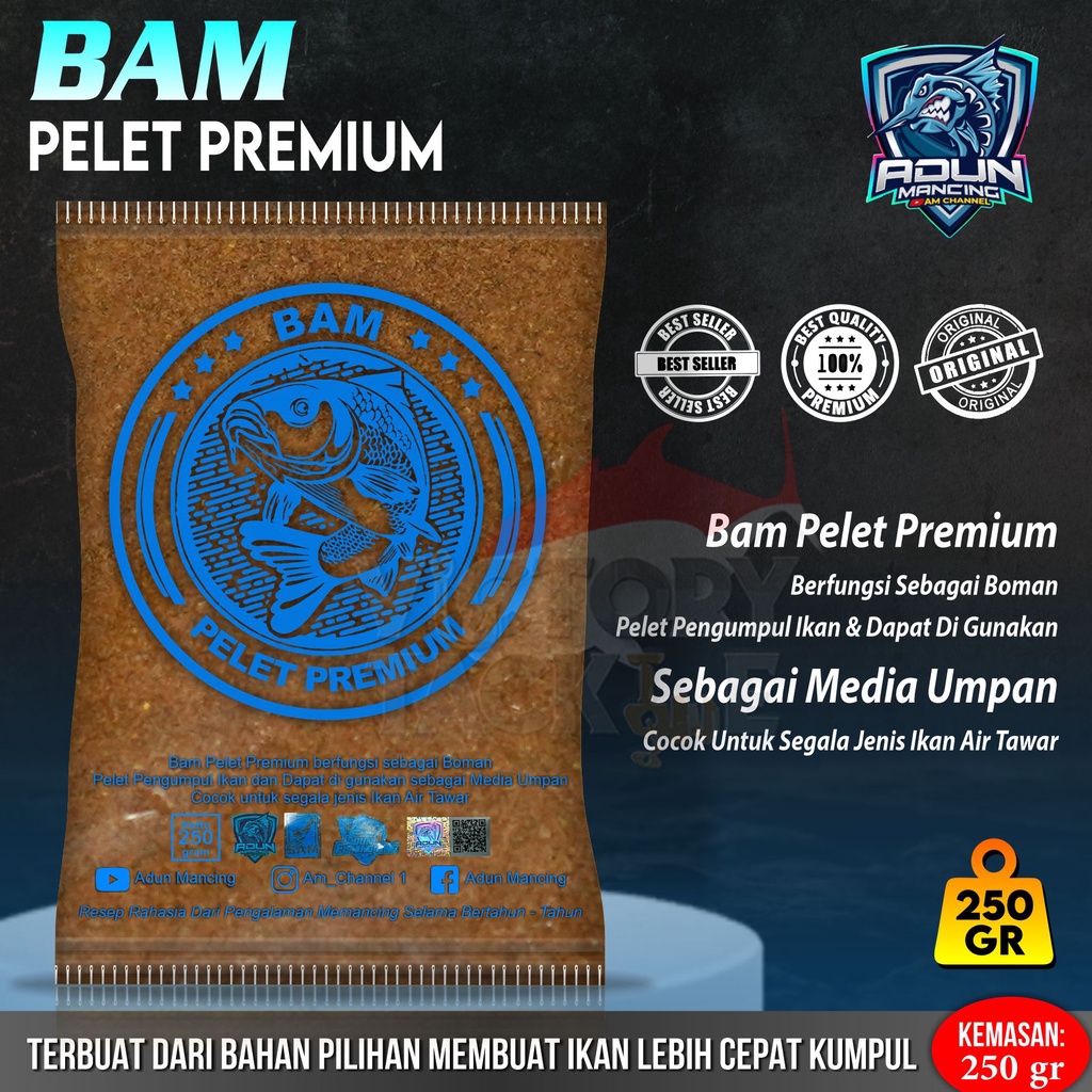 BAM SERBUK | PENGERAS | BOOSTER ADUN MANCING | PISANG SUSU | PANDAN KEMASAN 75 GR