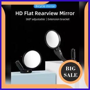 last stok ROCKBROS BICYCLE REARVIEW MIRROR KACA SPION SEPEDA LIPAT MTB BMX ROAD BIKE ORIGINAL 140ZZ3
