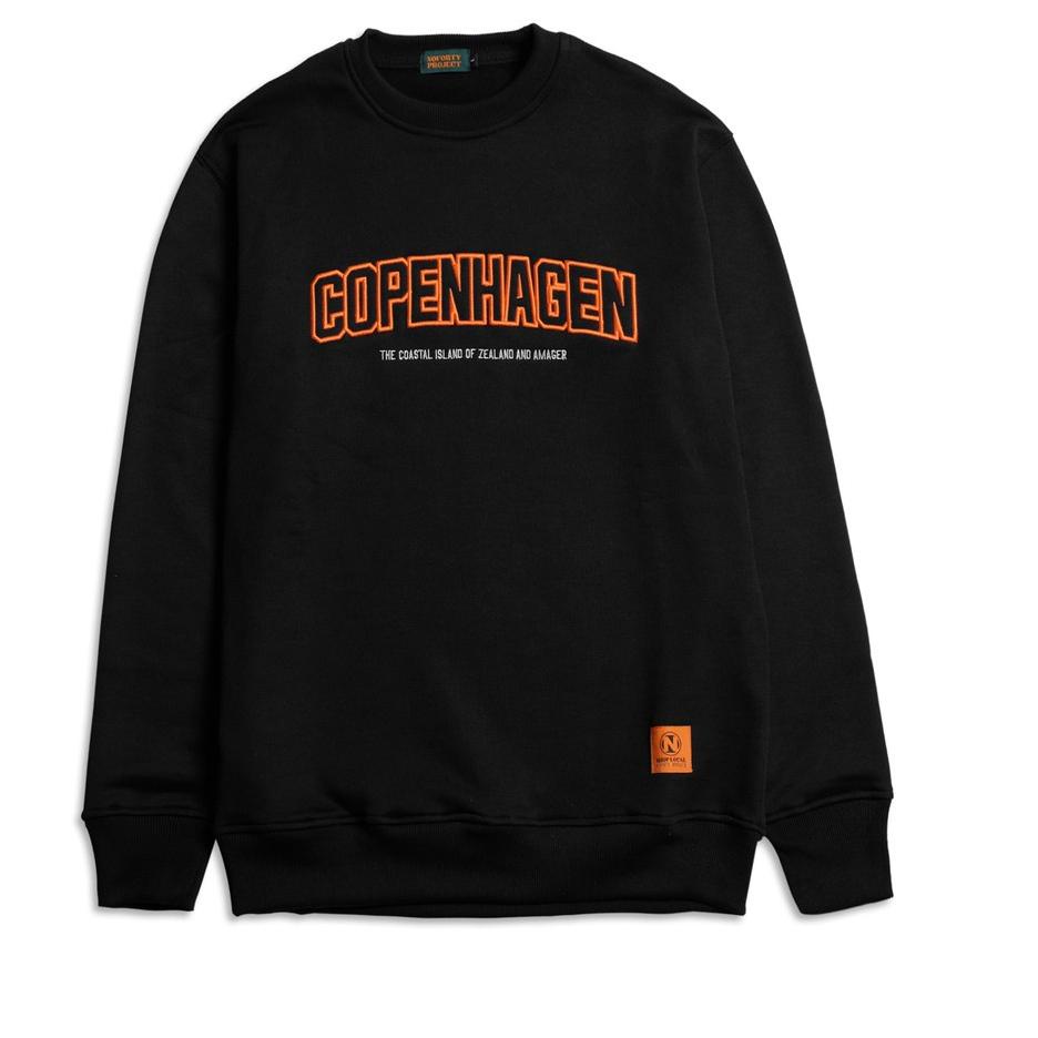 Jangan Ketinggalan order..  Switer Hodie Crewnek Copenhagen Hitam Pria Crawneck Keren  Cn Cowok Crun