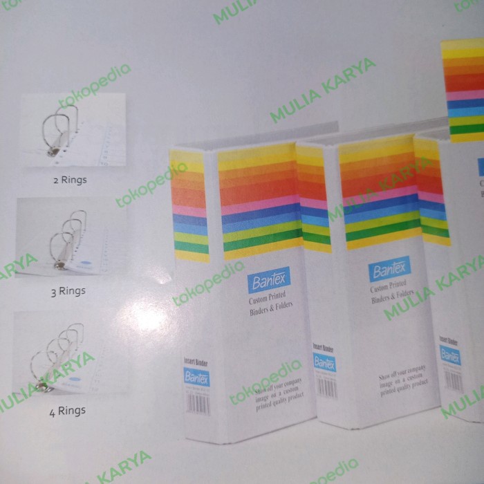 

Insert Ring Binder A4 3 Lubang 65 mm 8662 / 5236 Ordner Ring 3 hole