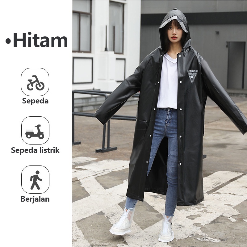 【jas hujan motor raincoat】Jas Hujan jas hujan dewasa transparan / jas hujan couple / jas hujan motor