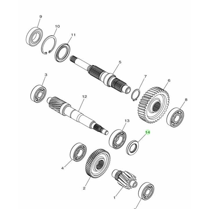 SEAL SIL AS PULLY PULI BELAKANG XMAX X MAX 250 ASLI ORI YAMAHA 93102 25826