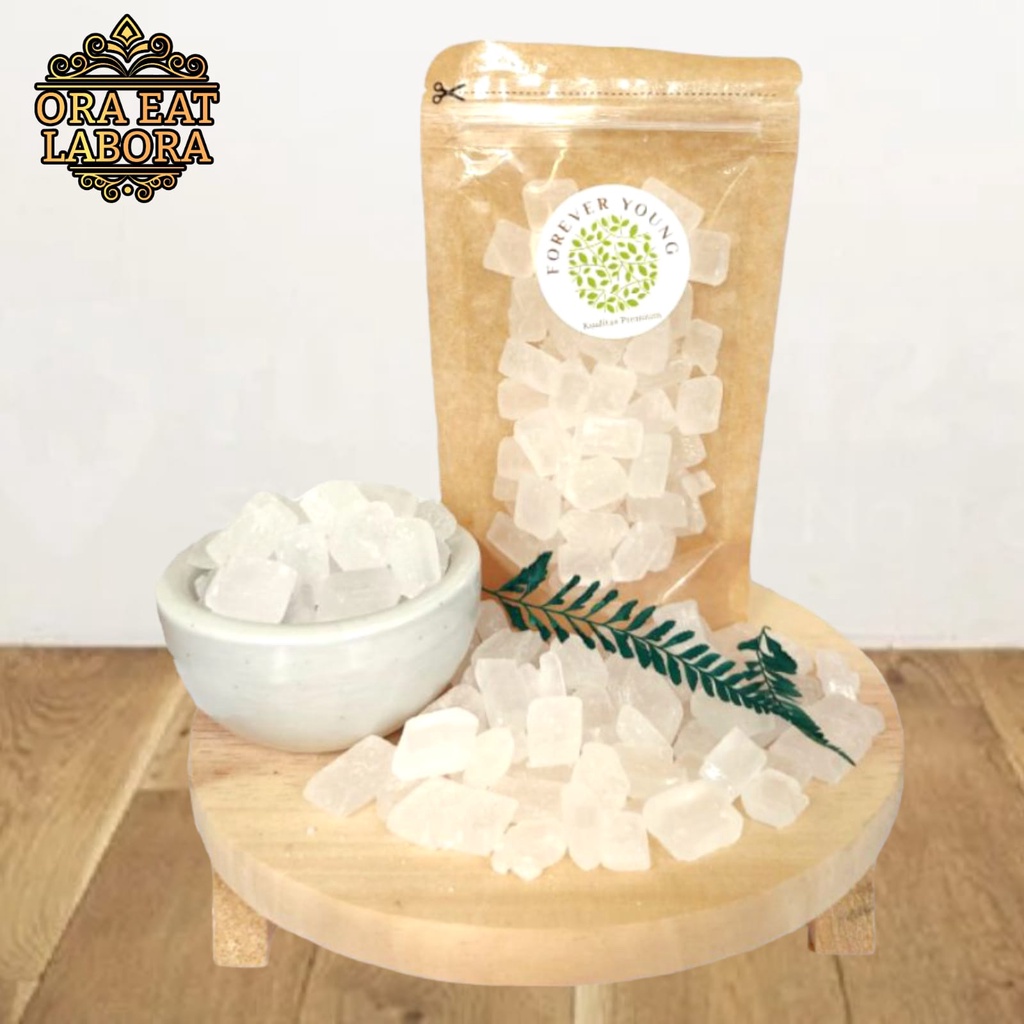 

Superfood Gula Batu Putih Kristal Kualitas Premium - Ora Eat Labora