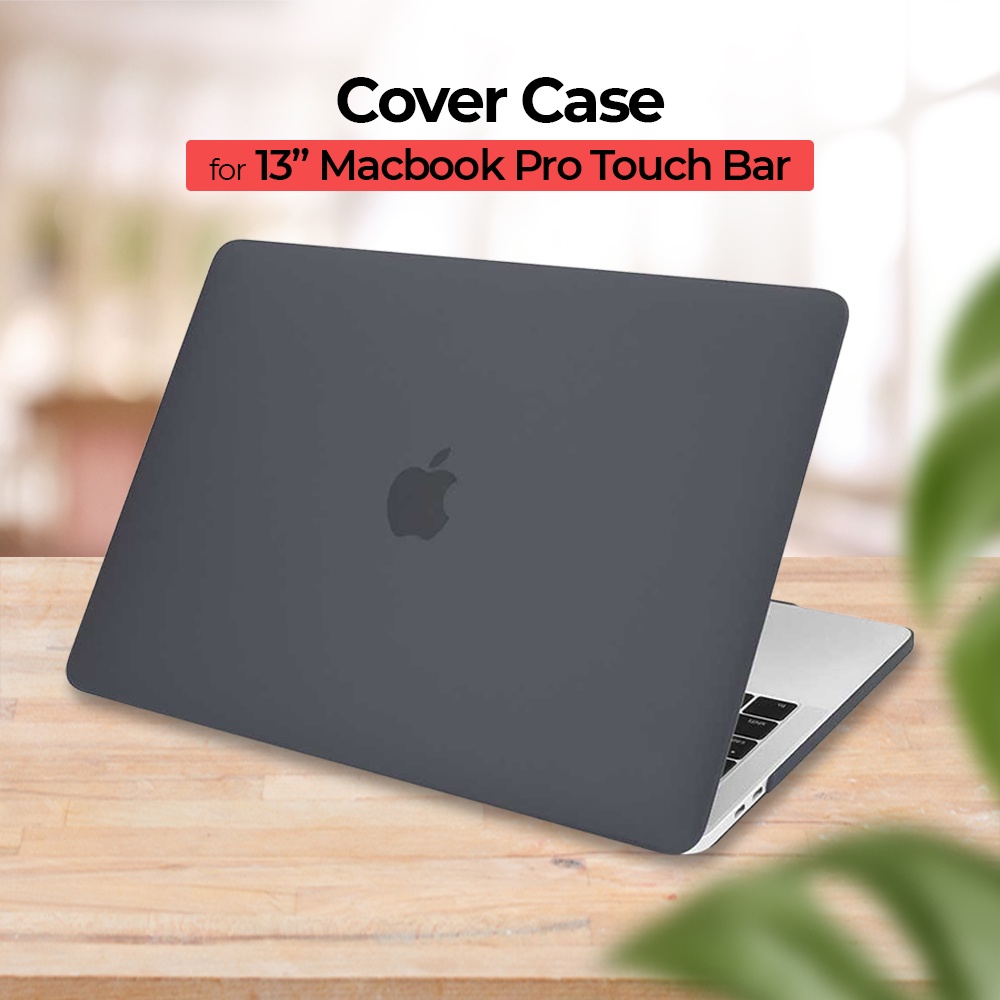 Cover Case for Macbook Pro Touch Bar 13.3 Inch A1706 A1708 A1989 - ZV01 - 7RIM02BK Black