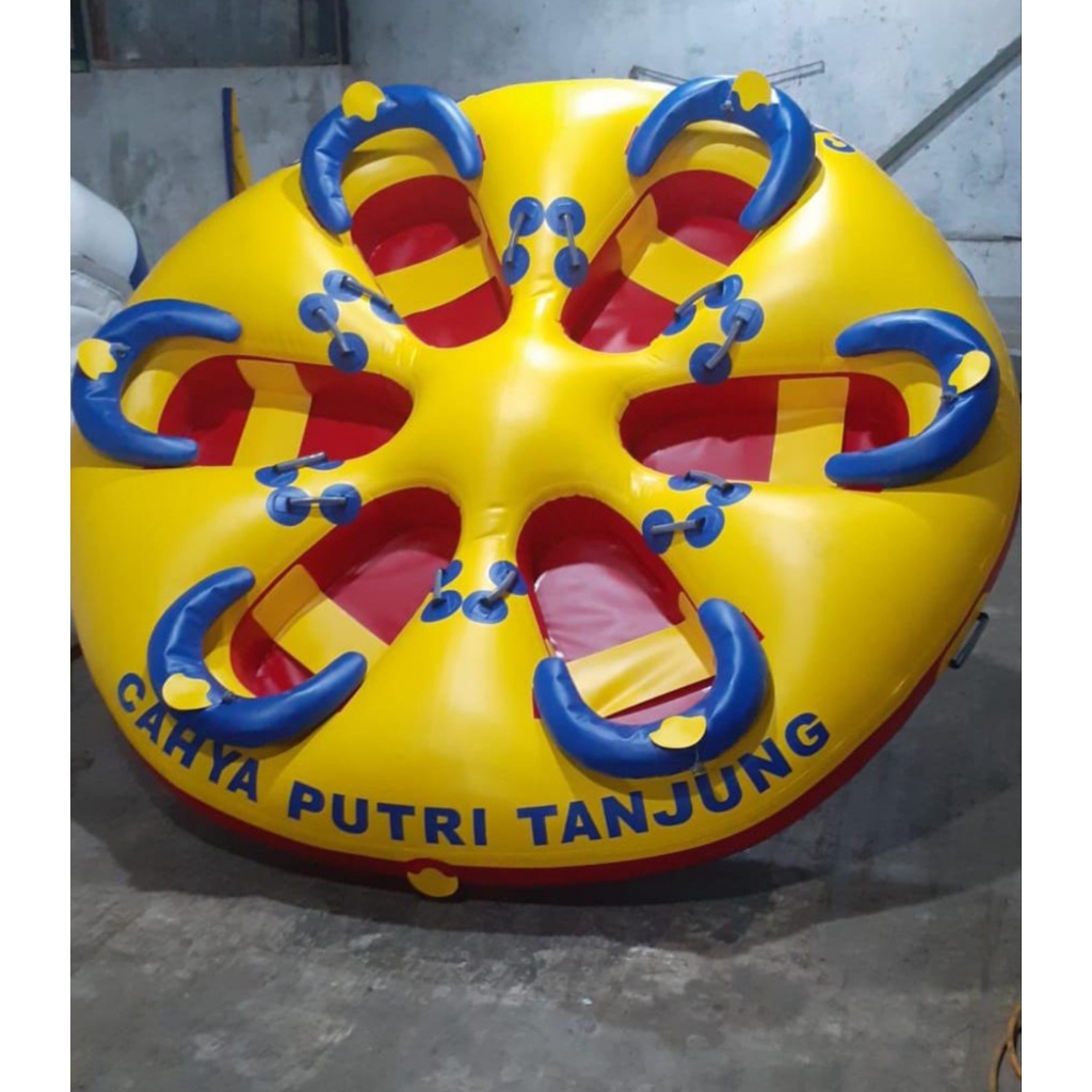 Perahu Karet Donat Boat Rolling Virgo Kapasitas 6 Orang Perahu Donat Boat 6 Person Virgo