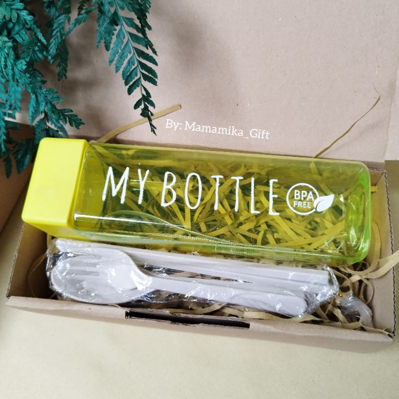 TERMURAH! HAMPERS BOX BOTOL MINUM / KADO ULANG TAHUN / SOUVENIR MY BOTTLE