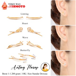 Image of Anting Emas 10 Karat Tlusup Model Terbaru J5 Ismoyo