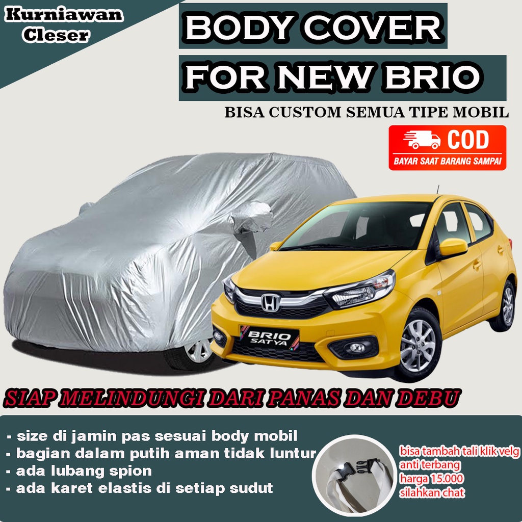 Selimut Sarung Mobil Honda Brio / Body Cover Mobil / Sarung / Selimut Mobil Brio