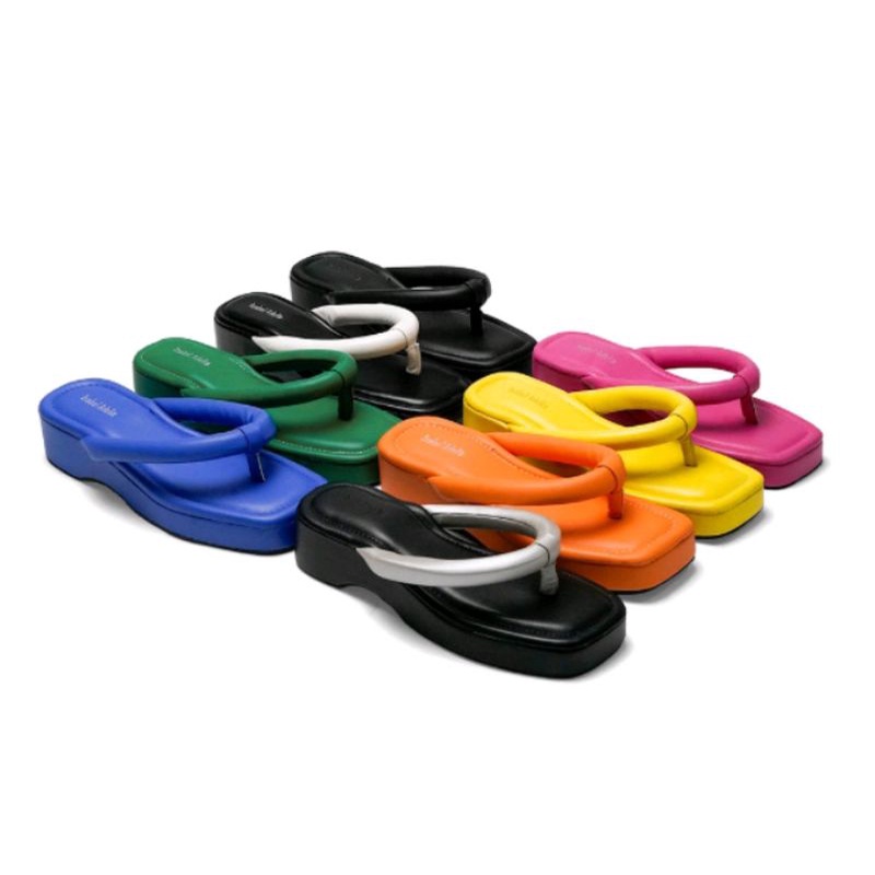 36-41 Sandal wanita jepit wedges EVA RUBBER 8211 Sandal wanita kekinian model SANDAL KOREA WEDGES JE