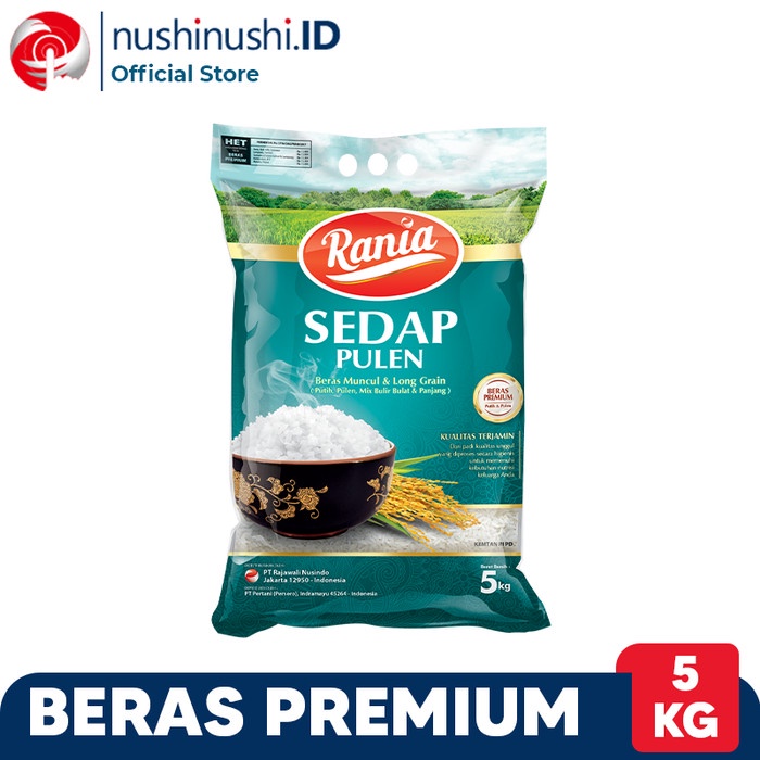 

Beras Sedap Pulen Rania 5 Kg