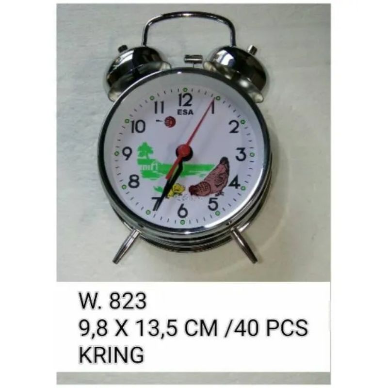 jam weker putaran kuncian ayam