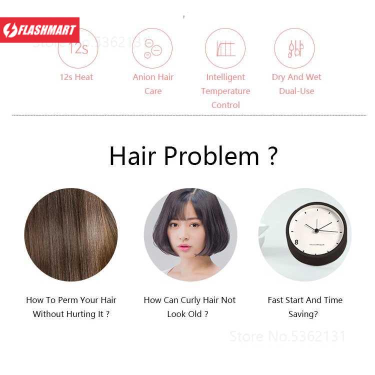 Flashmart Catokan Rambut Elektrik Hair Straightener Comb - HS-505/506