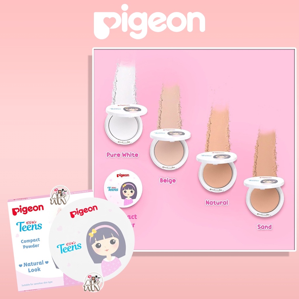 PIGEON TEENS COMPACT POWDER SERIES ( PINK )