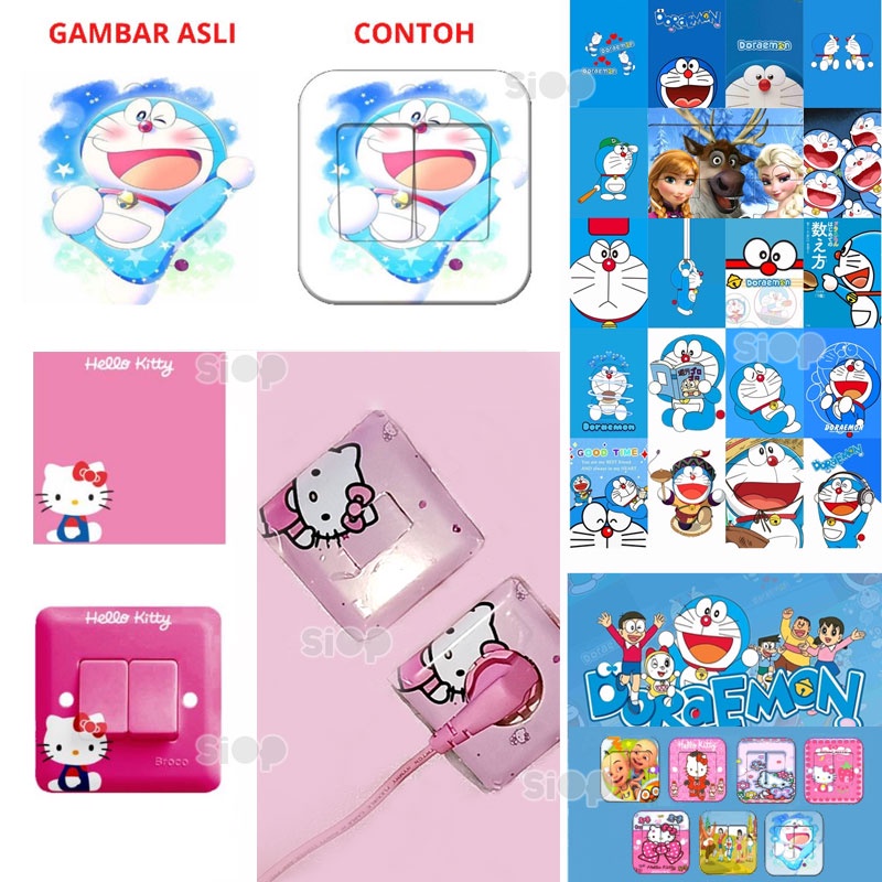 

Stiker Saklar Tombol Lampu Sticker Mix Karakter