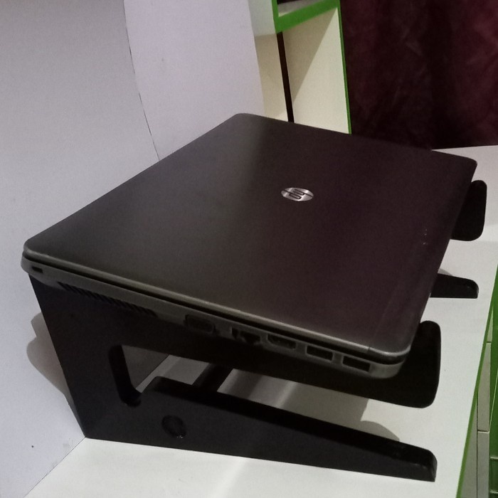 Alas Laptop Stand Laptop Minimalis Kayu