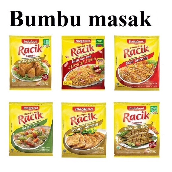 

1 Renceng bumbu racik - bumbu masak instan - bumbu bubuk