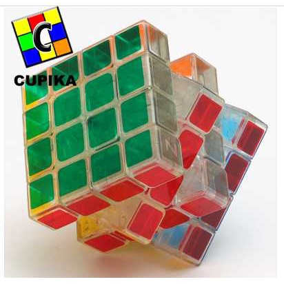 Rubik 4x4 4x4x4 ZCUBE Transparant mainan anak edukasi