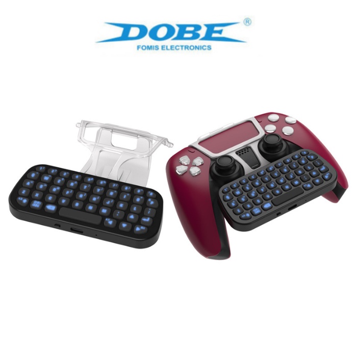 Dobe Wireless Controller Keyboard For Stick PS5 / Keyboard Stik DualSense PS 5