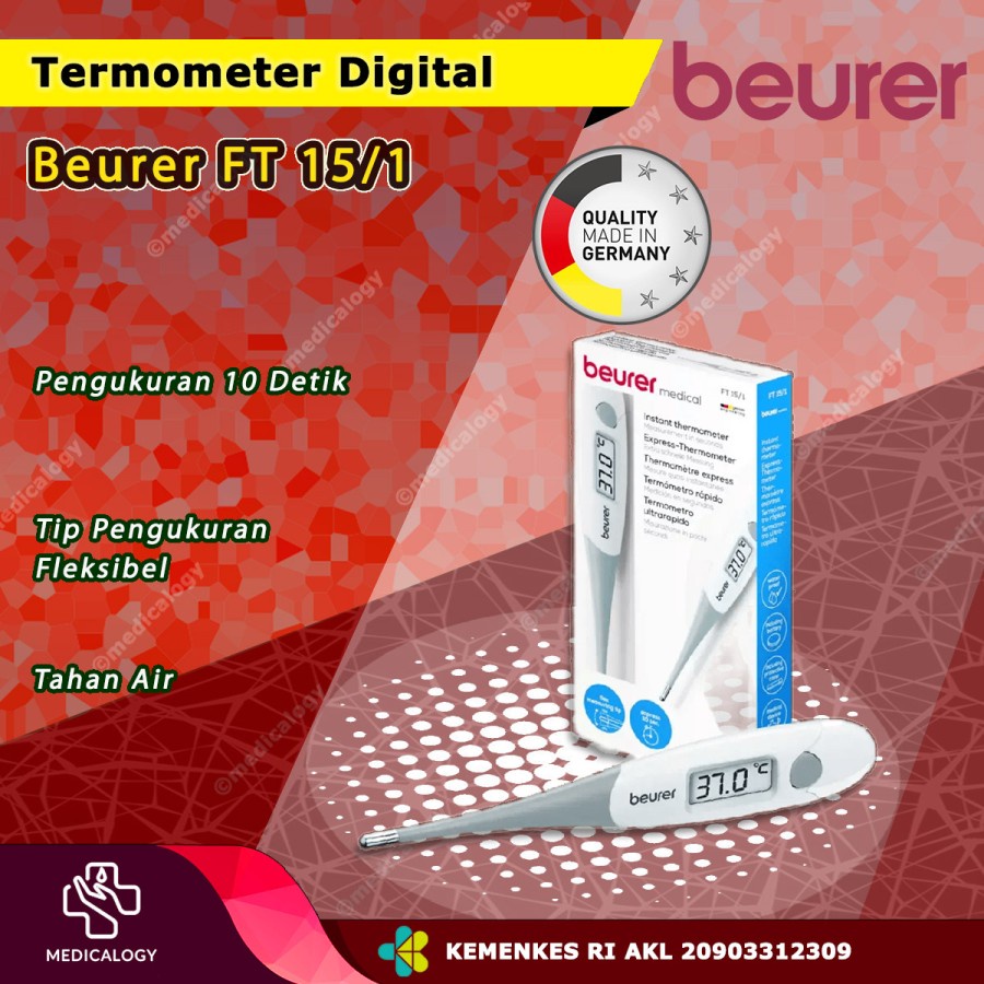 BEURER Termometer Digital FT 15/1 | Termometer Ketiak Beurer