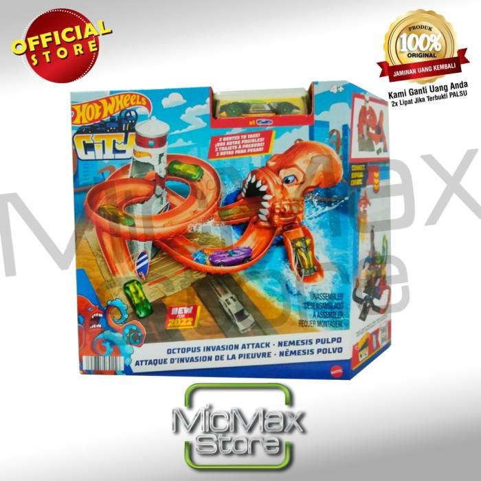 Best Seller Hot Wheels Hotwheels City Octopus Invasion Attack Nemesis Lab Hdr29