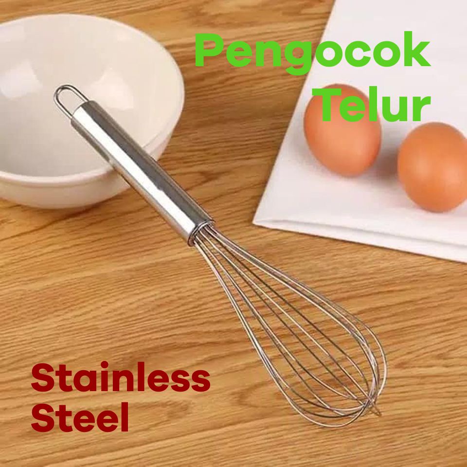 Kocokan Telur Stainless Steel Mini Mixer Manual JLV